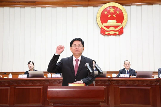 蓝天立任广西壮族自治区党委副书记