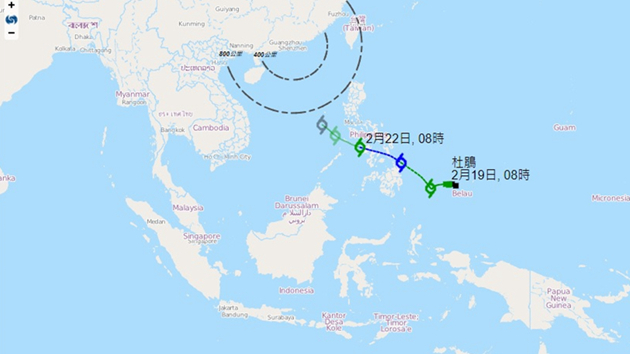 【追踪报道】熱帶風暴「杜鵑」料下周三逼近本港警戒線