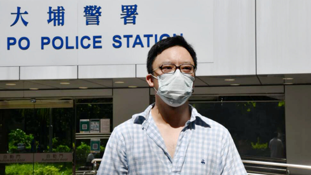 涉煽惑他人參與元朗非法集結 鍾健平被捕明日提堂