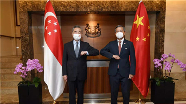 王毅訪問新加坡：共建「一帶一路」 發揮「陸海新通道」作用