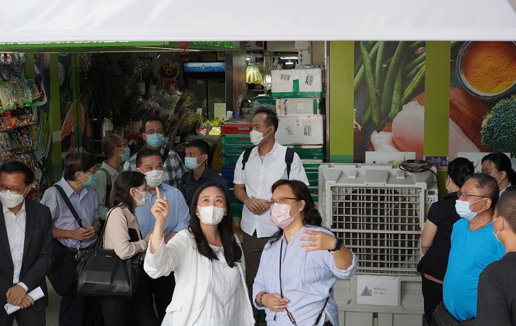 大圍街市冷氣運作不穩 葛珮帆促食環署改善工程