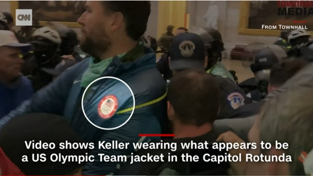 美國奧運金牌得主克萊特·凱勒認衝擊國會大廈罪 