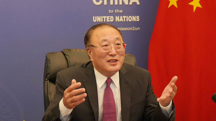 中國代表祝賀聯合國秘書長古特雷斯開啟第二任期