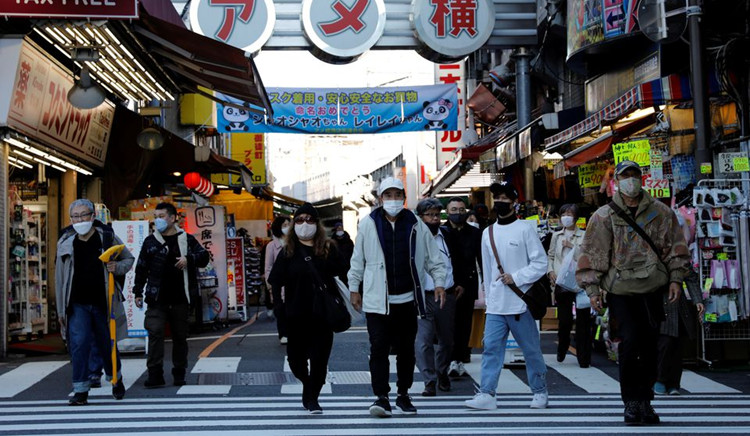 日本疫情升溫 東京都大阪府確診數字分別破頂