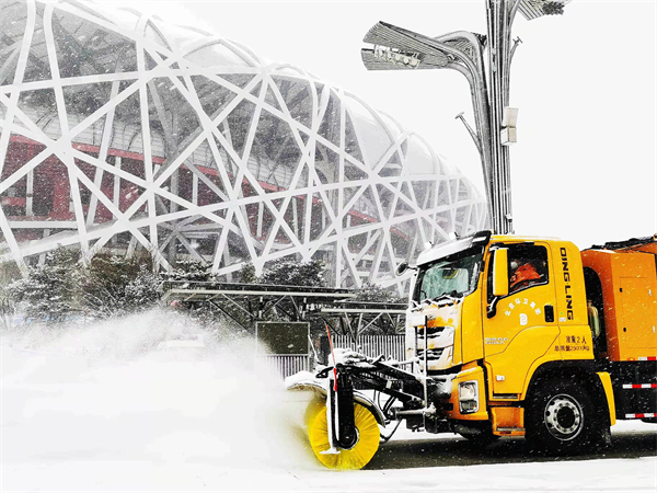 【冬奧冰雪談】虎年迎初雪 北京奧園公共區迎風戰雪保障冬奧賽事