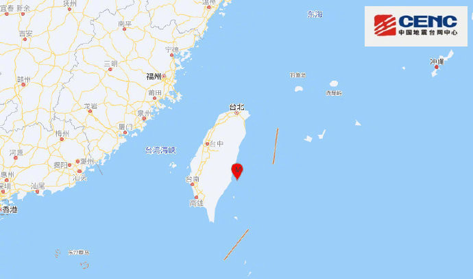 台灣台東縣海域發生5.1級地震 福建沿海多地有震感