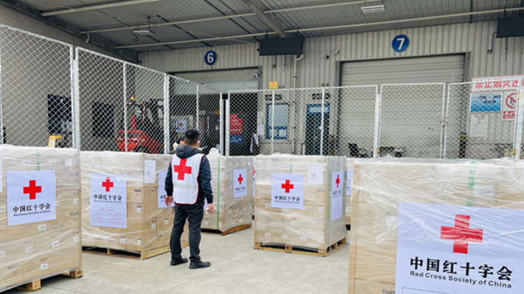中國援烏第三批人道主義物資抵達利沃夫