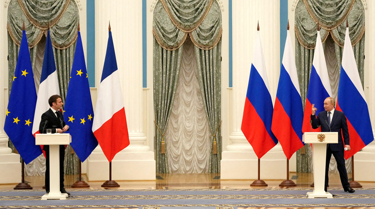 俄法總統通電話討論烏克蘭局勢