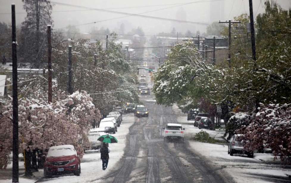 圖集 | 美國俄勒岡州：降雪天氣