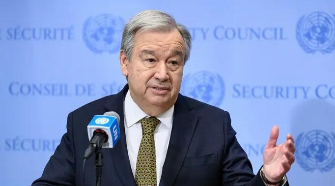 聯合國秘書長古特雷斯在莫斯科呼籲盡快停火
