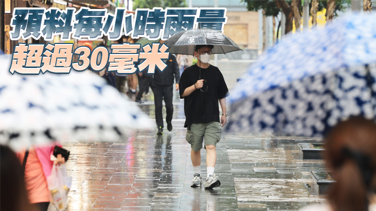 天文台再發黃色暴雨警告 下午或有驟雨及狂風雷暴