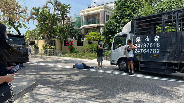 元朗中年男子遭貨車撞倒 留醫10日終告不治