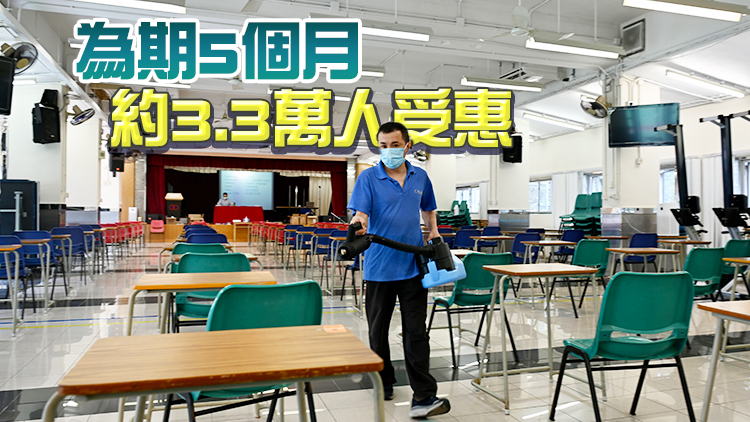 學校清潔工保安員獲派每月2000元津貼 無須自行提交申請