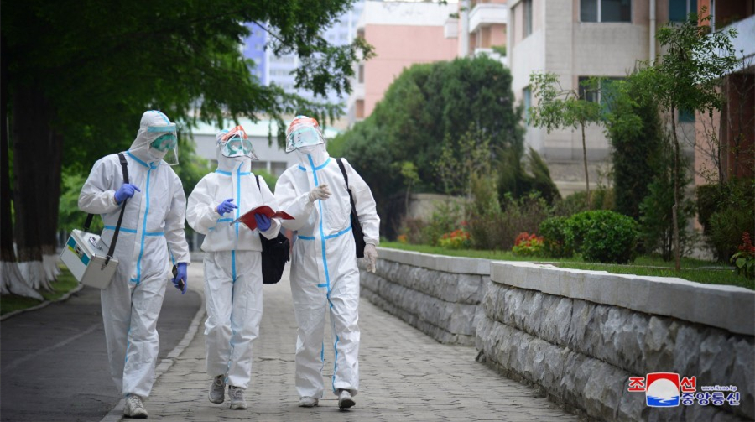 朝鮮新增發熱病例維持在10萬例以下 當局修正緊急防疫法