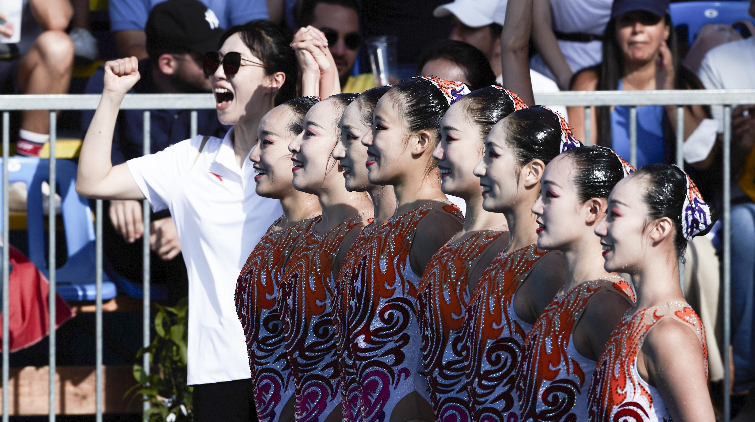 游泳世錦賽花游項目結束 中國隊4金2銅強勢收官