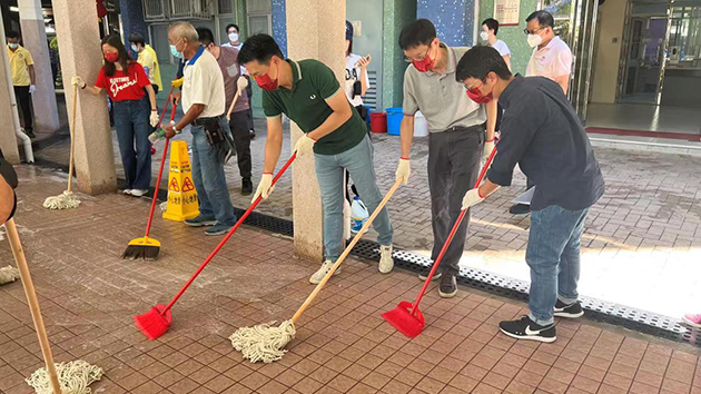 沙田區16個屋苑共同舉行「清潔社區·扮靚沙田」活動