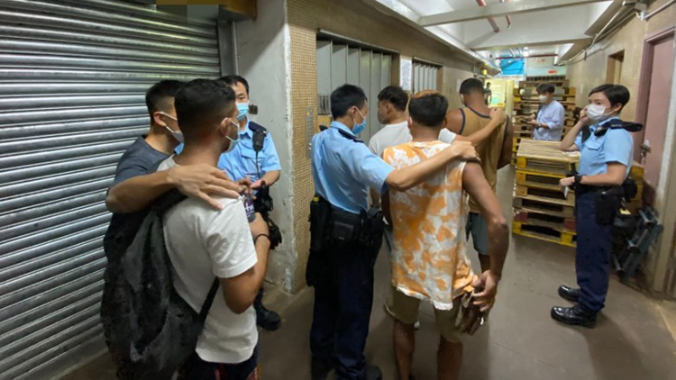 警方新界南打擊非法勞工 拘捕4人