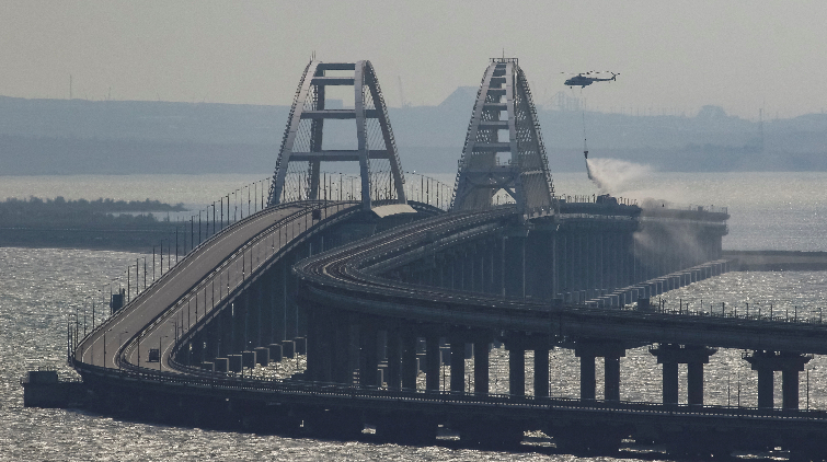 克里米亞大橋完成維修恢復通車 較原計劃提前半小時