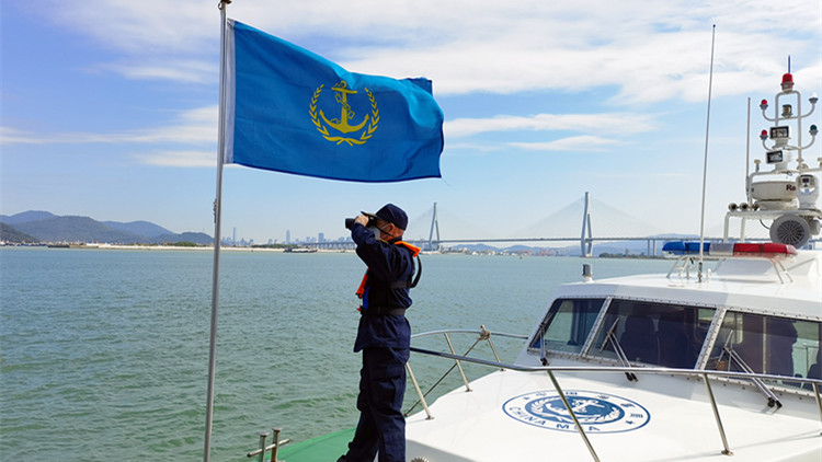 珠海海事局為澳門第四條跨海大橋建設護航