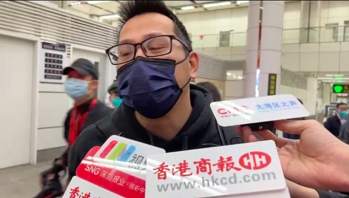 有片｜通關首日北上 香港市民指心情非常激動