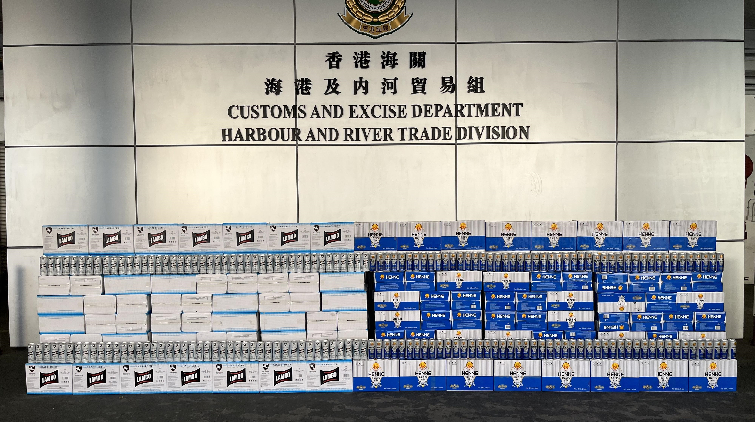 海關葵青貨櫃碼頭檢獲約154萬元懷疑走私啤酒