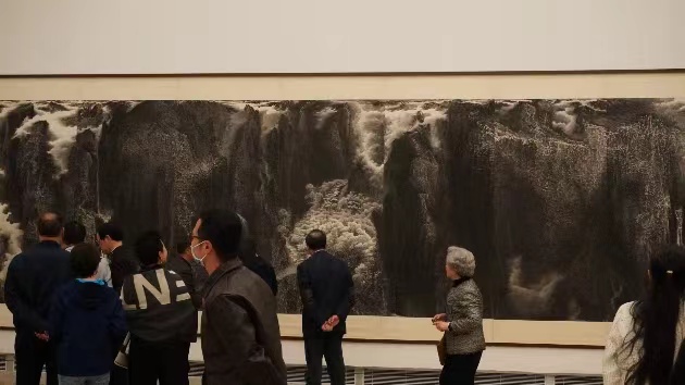 「時代先鋒——來支鋼水墨藝術展」在浙江美術館開幕