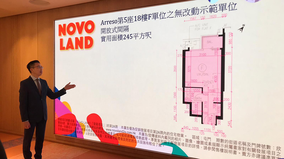 【港樓】NOVO LAND24小時內開價 首批不少於186伙 