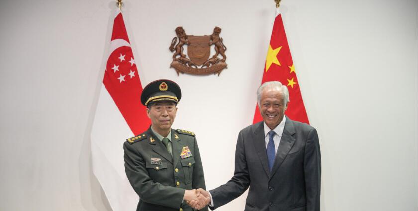 與新加坡防長會晤 李尚福指台灣問題是中國核心利益中的核心