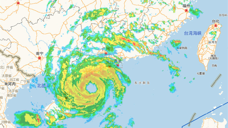 颱風「泰利」料17日晚正面襲擊湛江  所有商場停止營業
