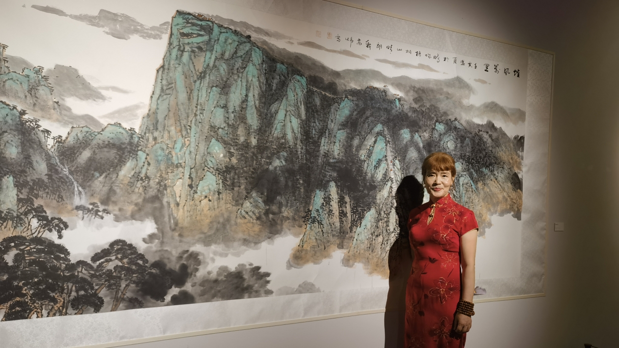 「墨履華光——高煒山水畫作品展」在深圳關山月美術館展出
