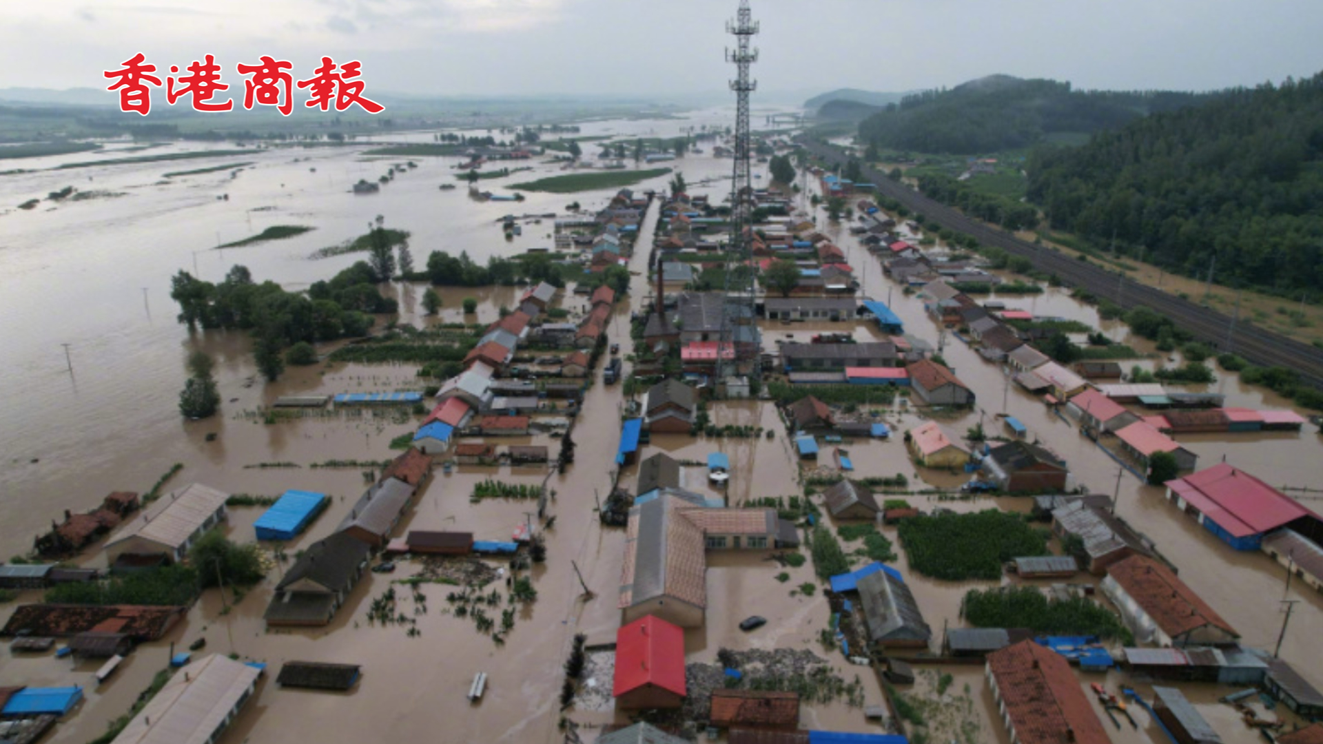 有片 | 黑龍江發生強降雨引洪澇 多地農田被洪水淹沒