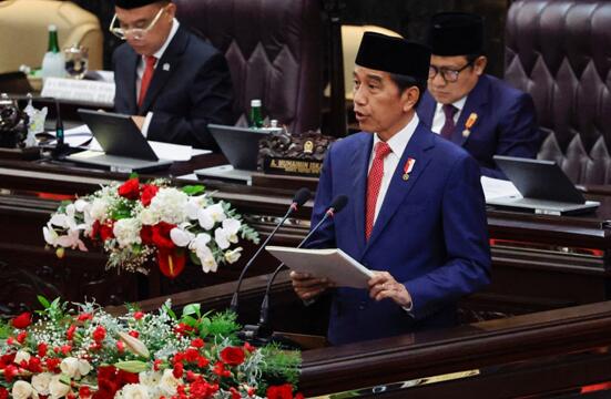 印尼總統維多多發表國情諮文冀2045年成為世界前5名經濟體