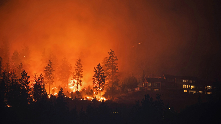 加拿大卑詩省火情繼續蔓延 3.5萬人疏散