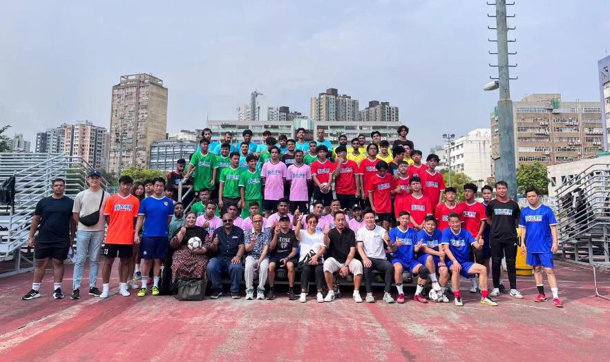 民建聯舉辦少數族裔共融足球盃比賽 約100名代表參賽