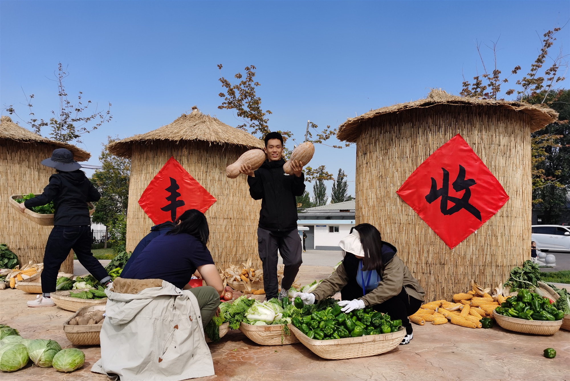 北京延慶沈家營：中秋豐收同慶 繪就和美鄉村畫卷