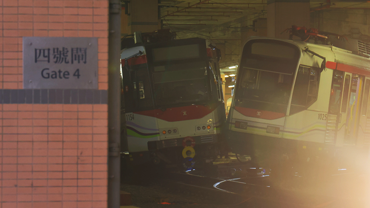 【追蹤報道】輕鐵元朗站交通意外已處理好 服務逐步恢復正常