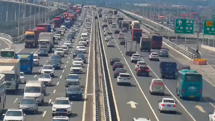 返程高峰來臨 預計今日廣東高速車流超840萬車次