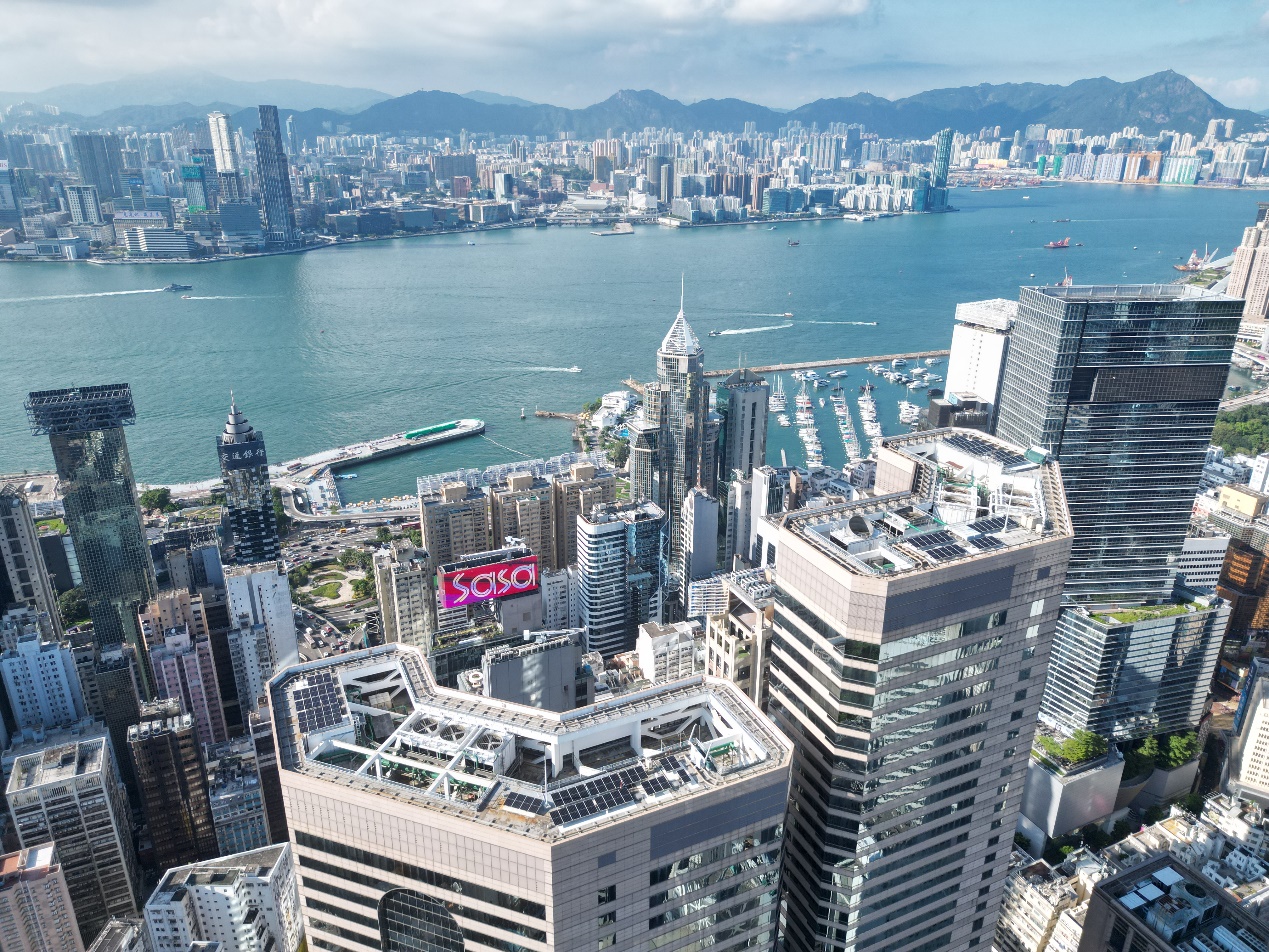 能鏈智電旗下香港光電交付銅鑼灣時代廣場光伏項目 打造香港綠色能源標誌性工程