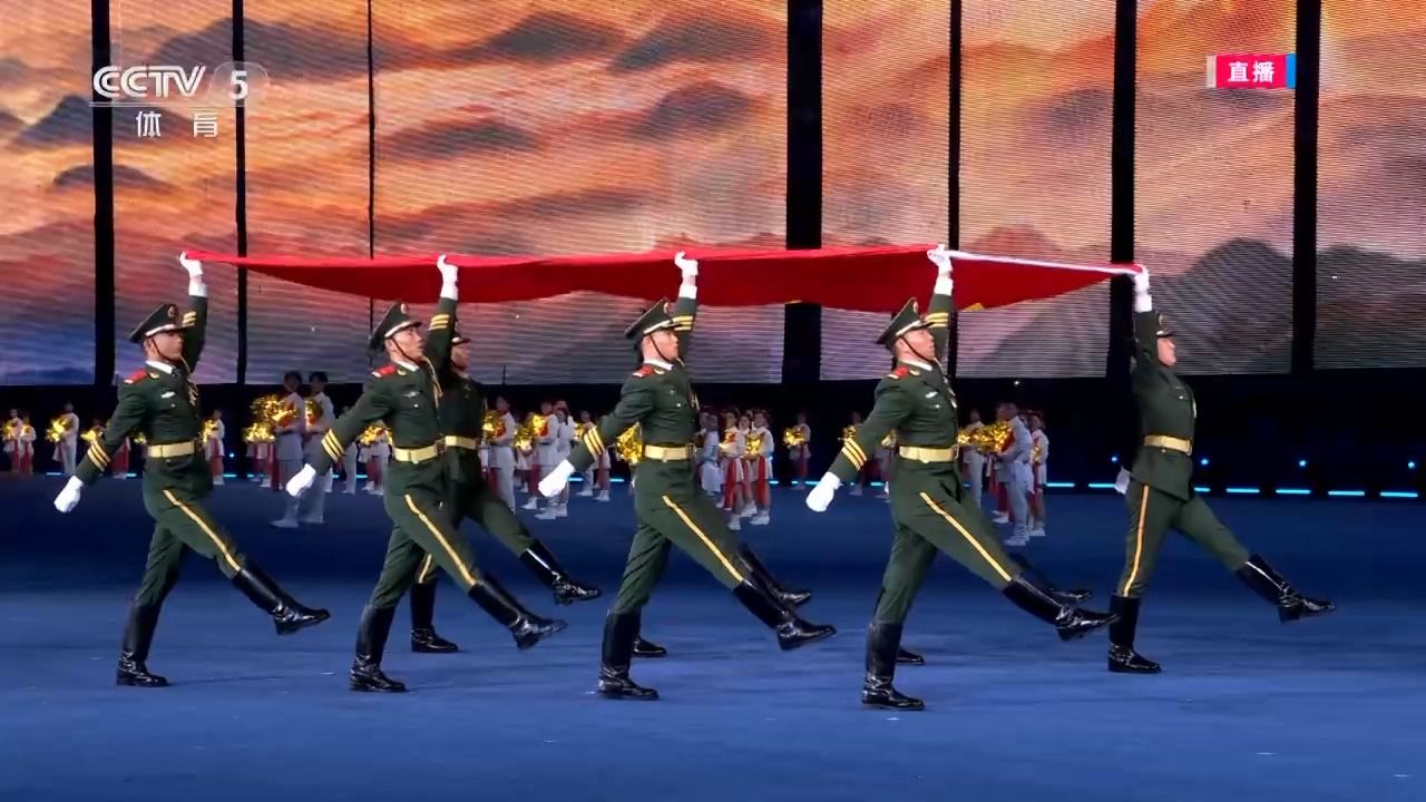 有片 | 最美中國紅！杭州亞殘運會開幕式五星紅旗入場