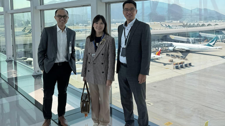江玉歡參觀香港國際機場最新發展 感謝機管局及機場各員工努力
