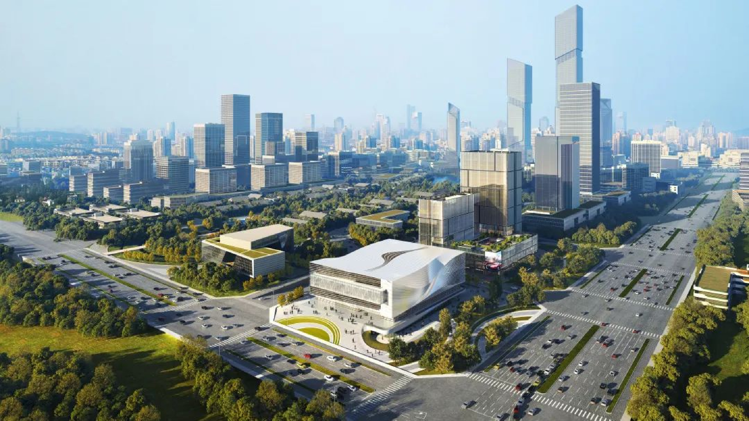 東創建國集團全國總部項目在四川天府新區正式開工建設