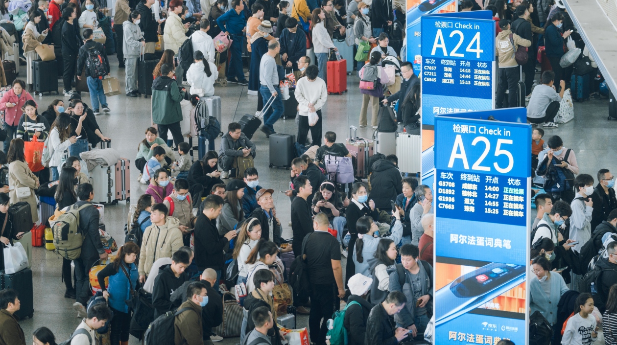 節前客流最高峰！廣鐵3日發送旅客219.2萬人次
