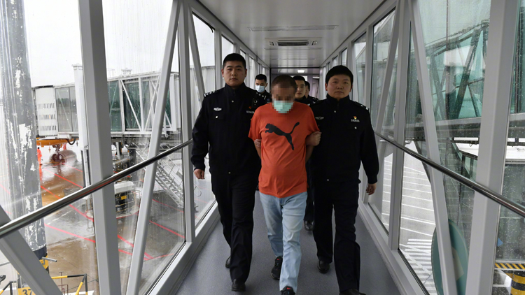 潛逃境外8年 一名「紅通」在逃犯罪嫌疑人被遣返回國