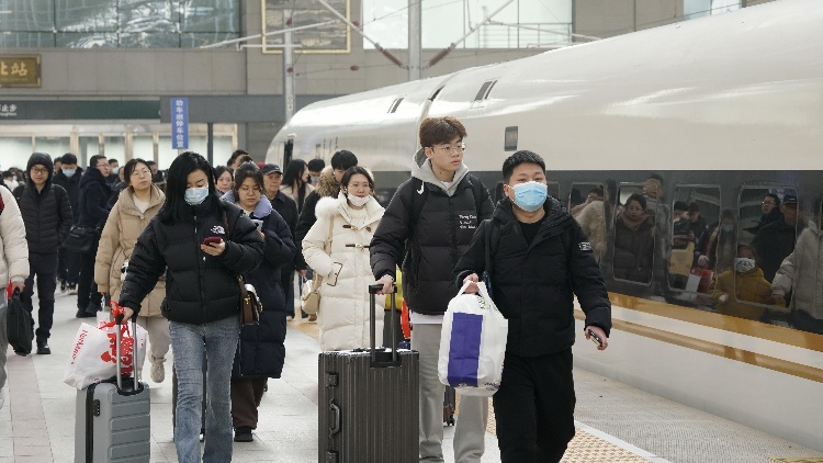 2月14日全國鐵路預計發送旅客1420萬人次