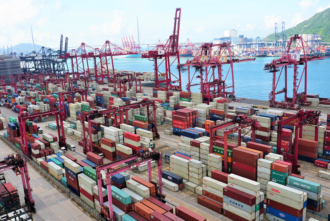 本港去年港口貨物吞吐量跌9%