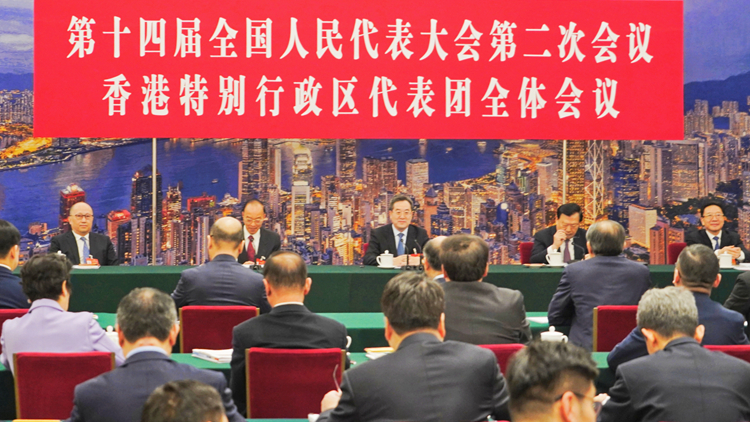 國務院副總理丁薛祥參加港區全國人大代表團全體會議 指中央滿意香港發展