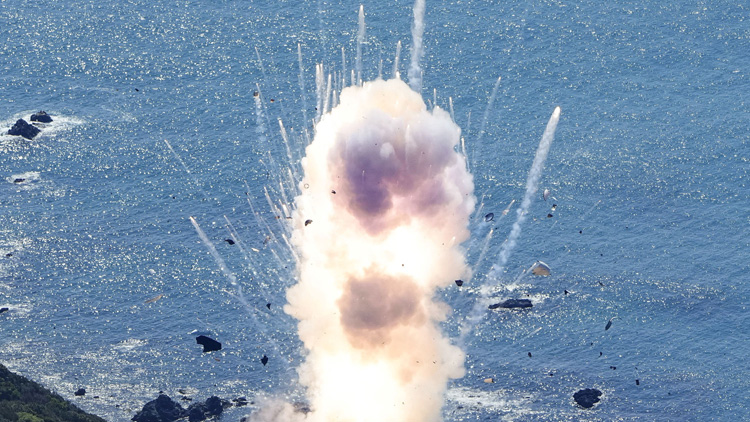 日本民間火箭發射失敗爆炸 因偵測到異常而中斷飛行