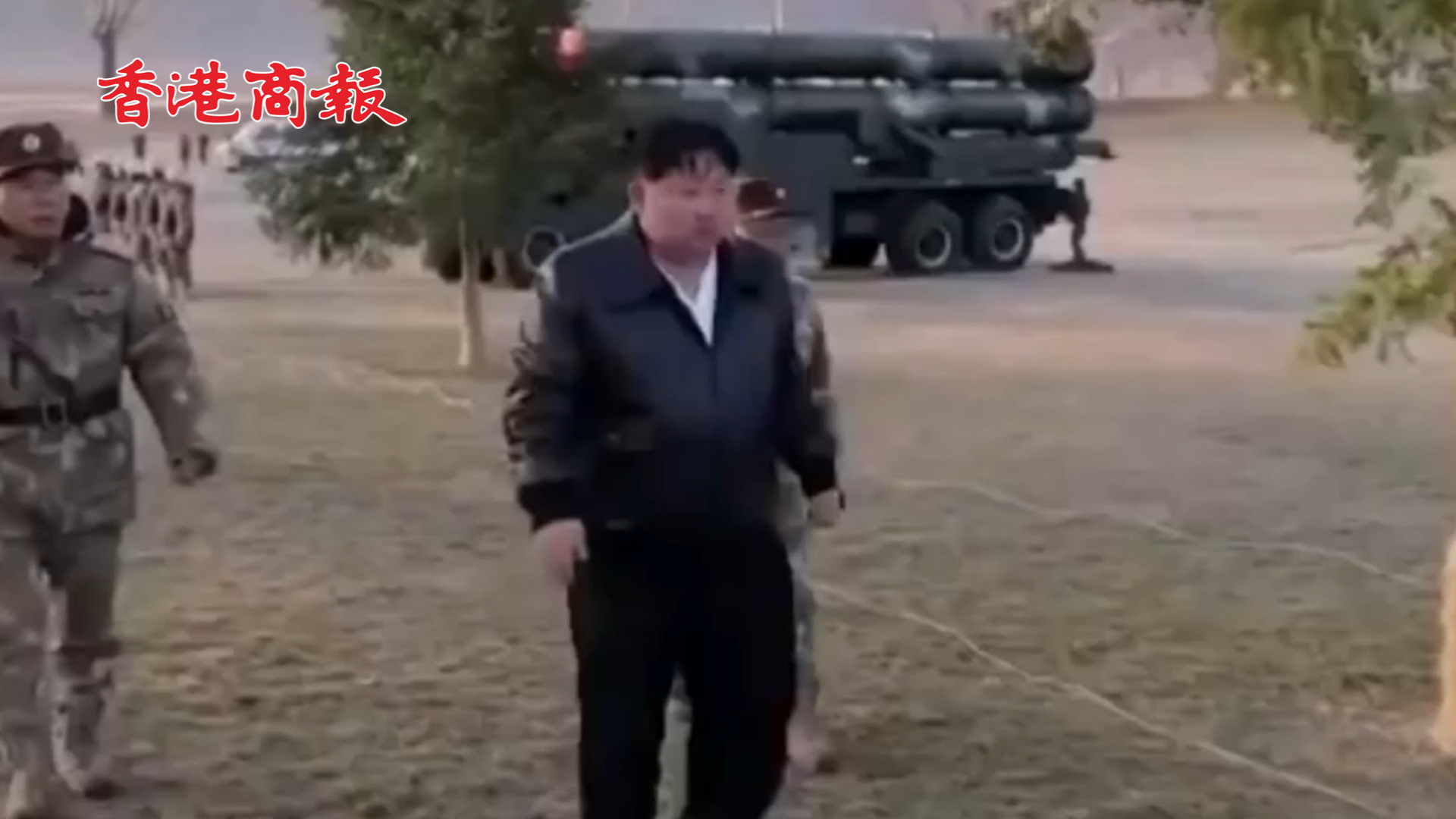 有片丨朝中社：金正恩指導超大型火箭炮射擊訓練