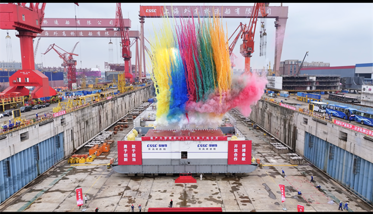 第二艘國產大型郵輪下塢搭載 中國郵輪產業邁入新紀元