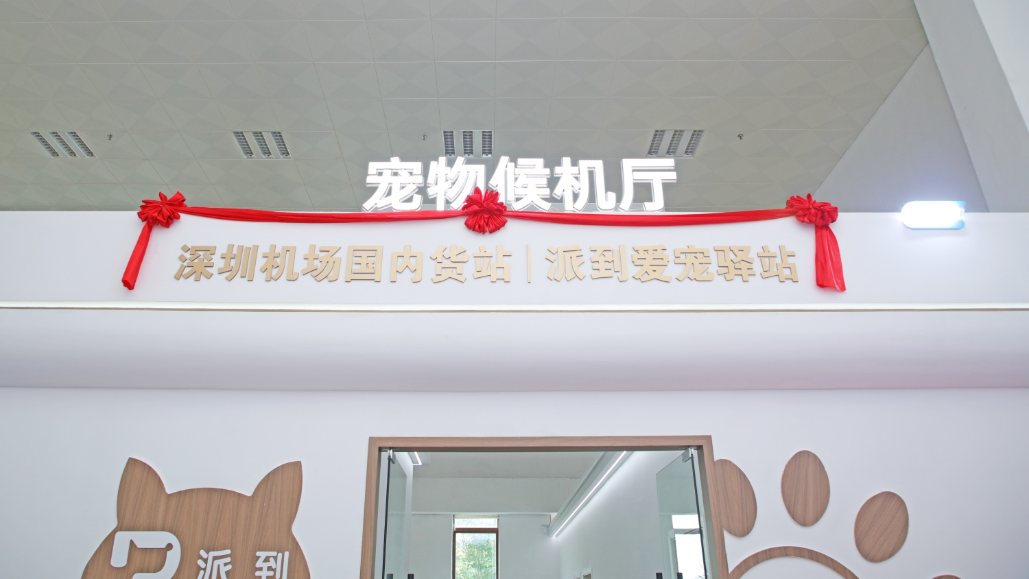 全國首家寵物候機廳在深圳機場啟用